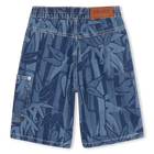 Denim bermuda shorts KENZO KIDS 
                    BOY