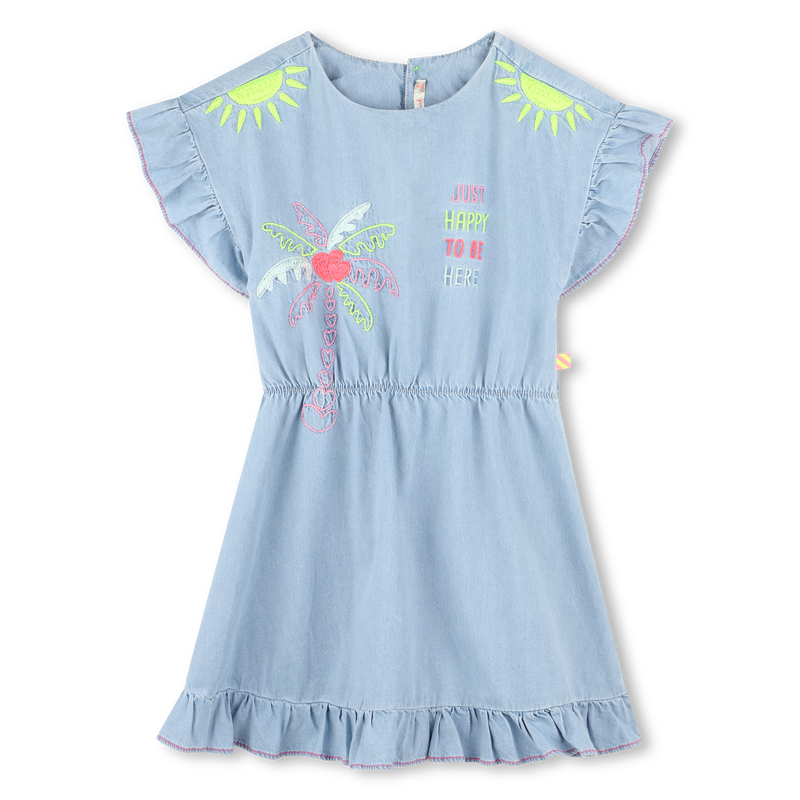 Embroidered denim dress BILLIEBLUSH 
                        GIRL