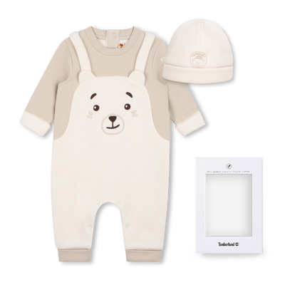 Jumpsuit and bonnet set TIMBERLAND BOY