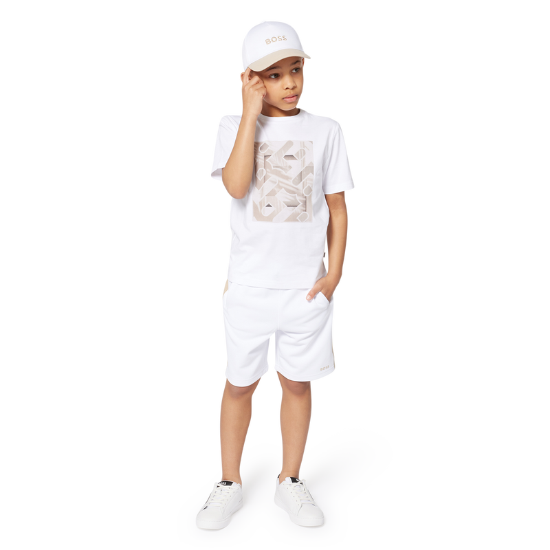 Bermuda shorts with stripes BOSS 
                        BOY