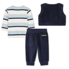 Three-piece outfit with zebra pattern TIMBERLAND 
                    BOY