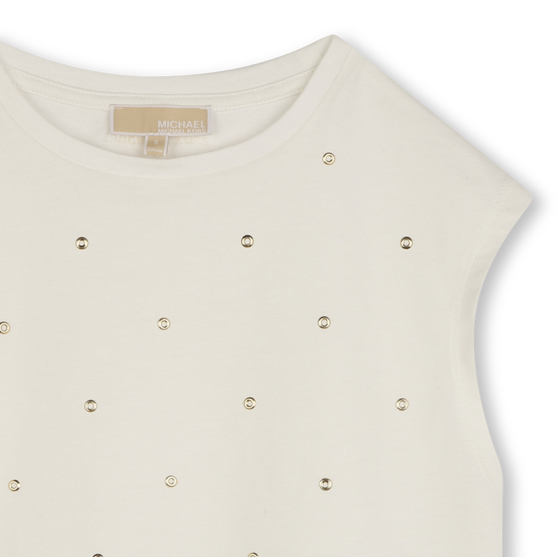Cotton party T-shirt MICHAEL KORS 
                        GIRL