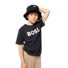 Cotton &amp; linen Bermuda shorts BOSS 
                    BOY