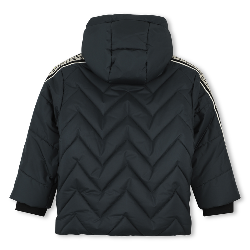Hooded down jacket KARL LAGERFELD KIDS 
                        BOY