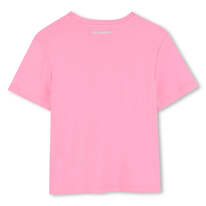 SHORT SLEEVE T-SHIRT KARL LAGERFELD KIDS 
                        GIRL