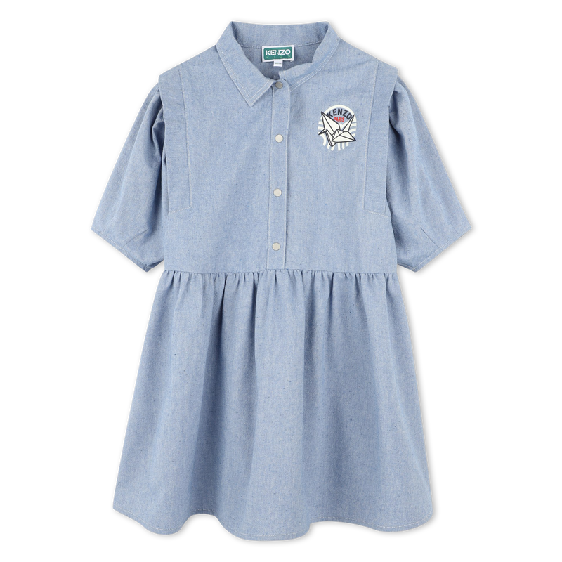 Cotton shirt-dress KENZO KIDS 
                        GIRL