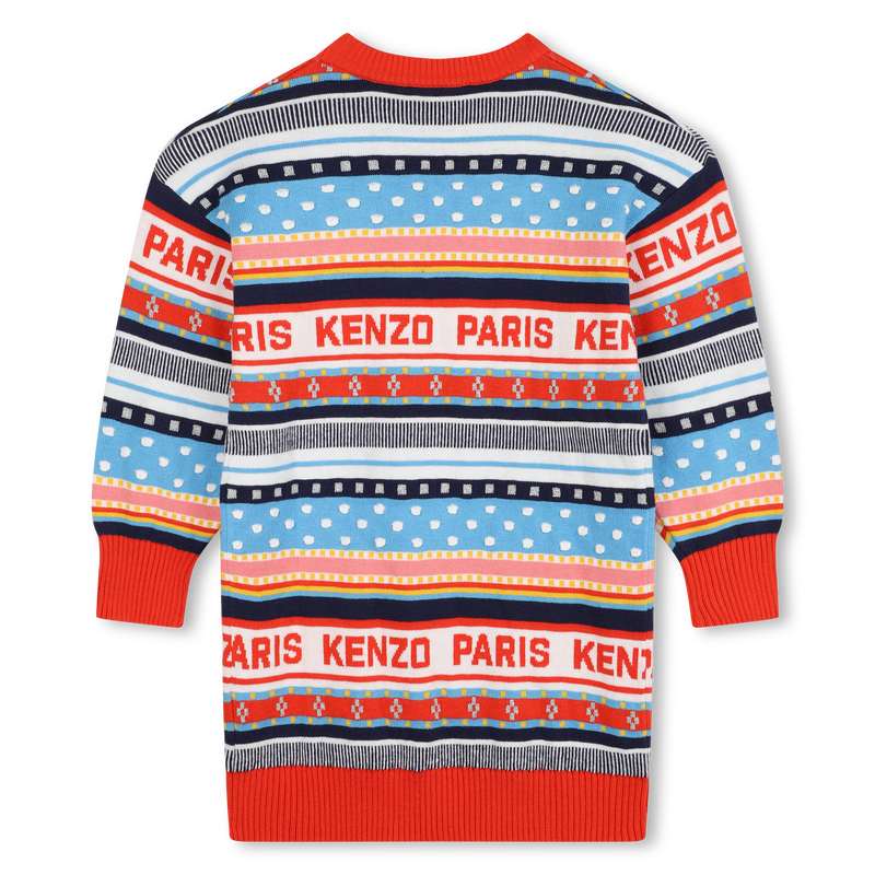 Jacquard knitted dress KENZO KIDS 
                        GIRL