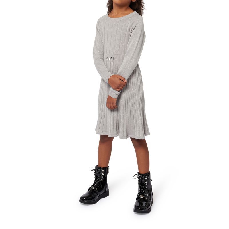 Long-sleeved knitted dress MICHAEL KORS 
                        GIRL