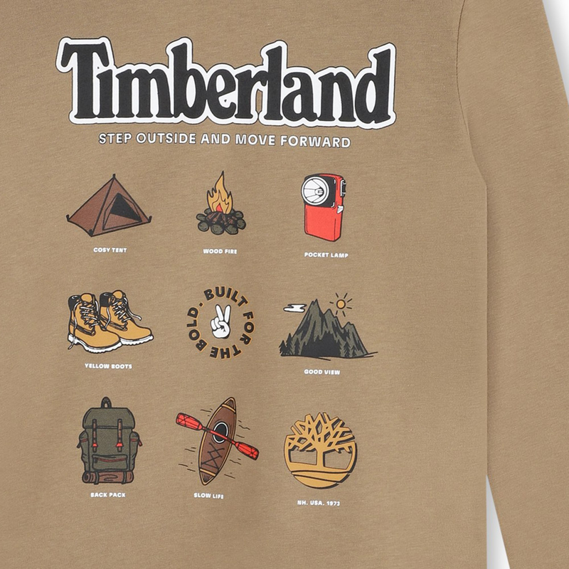 T-shirt with print on front TIMBERLAND 
                        BOY