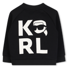 Bi-material cardigan KARL LAGERFELD KIDS 
                    BOY