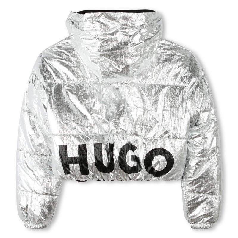 Reversible cropped puffer HUGO 
                        GIRL