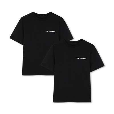 Set of 2 short-sleeved t-shirts KARL LAGERFELD KIDS BOY