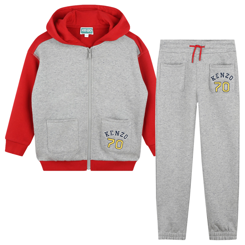 Cardigan and trousers set KENZO KIDS 
                        BOY