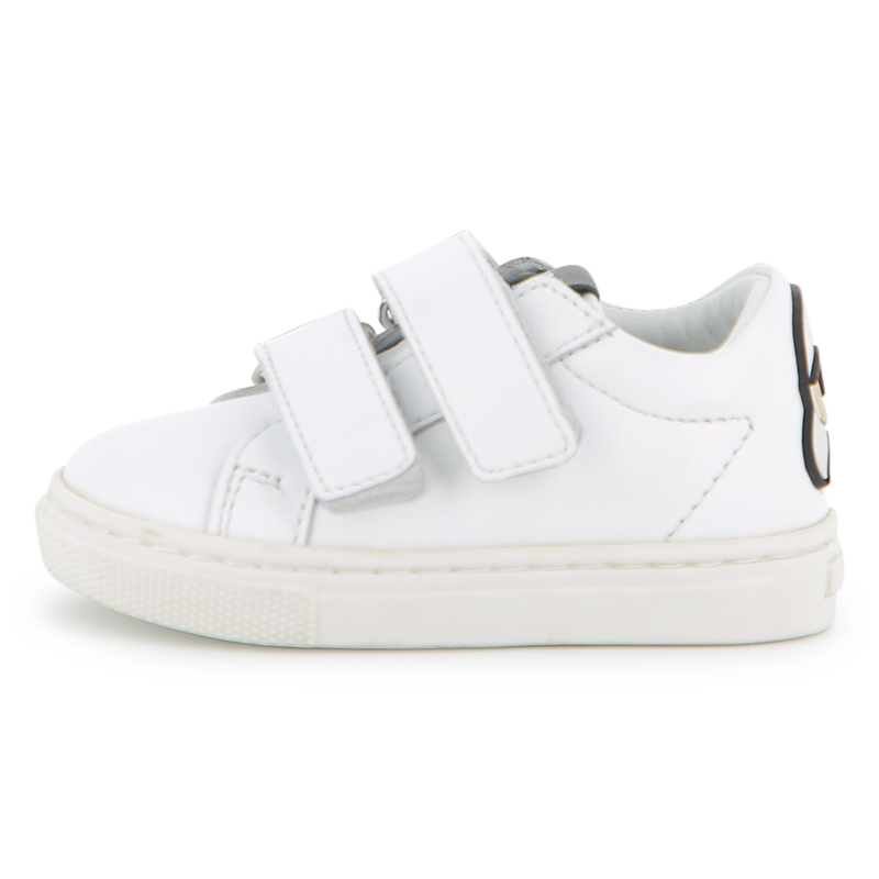 TRAINERS WITH HOOK-AND-LOOP STRIPES KARL LAGERFELD KIDS 
                        BOY