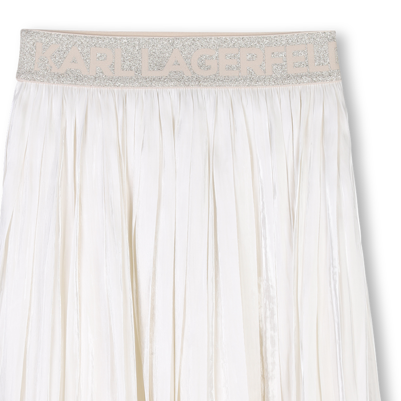 Pleated voile skirt KARL LAGERFELD KIDS 
                        GIRL