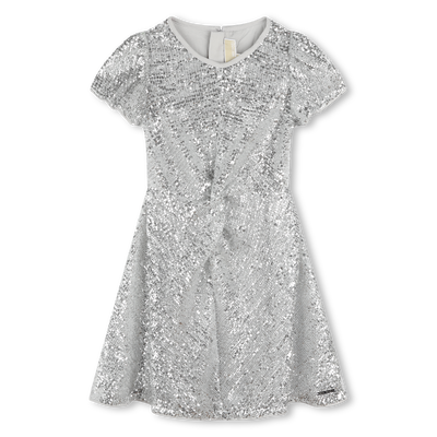 Sequin zip-up dress MICHAEL KORS GIRL