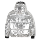 Reversible down jacket KARL LAGERFELD KIDS 
                    GIRL