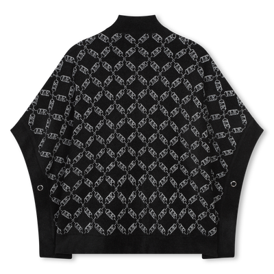 Zip-up knitted cape MICHAEL KORS GIRL