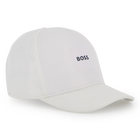Cap with hook-and-loop closure, WHITE, hi-res