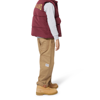 Zip-up logo parka TIMBERLAND BOY