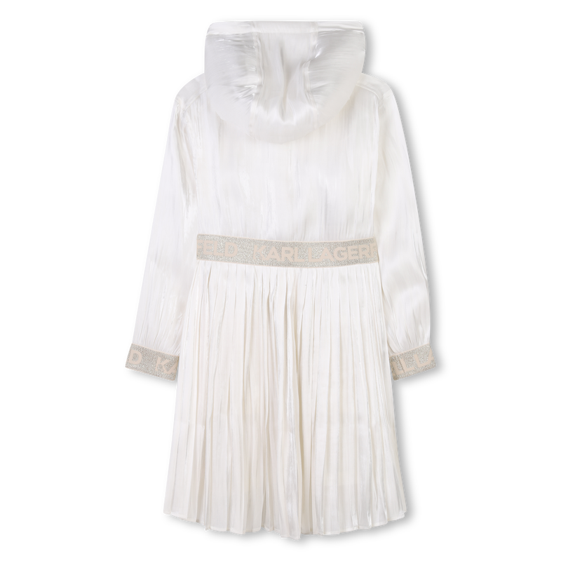 Zip-up hooded windbreaker KARL LAGERFELD KIDS 
                        GIRL