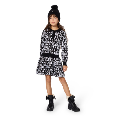 Polo dress KARL LAGERFELD KIDS GIRL