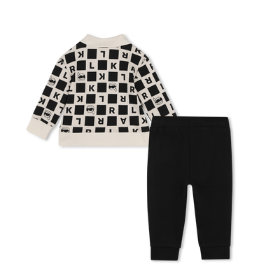 Polo and trouser set KARL LAGERFELD KIDS BOY