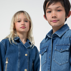 Denim jacket KENZO KIDS 
                    GIRL