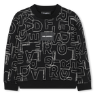 Fleece sweatshirt KARL LAGERFELD KIDS 
                    BOY