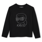 Long sleeve t-shirt KARL LAGERFELD KIDS 
                    BOY