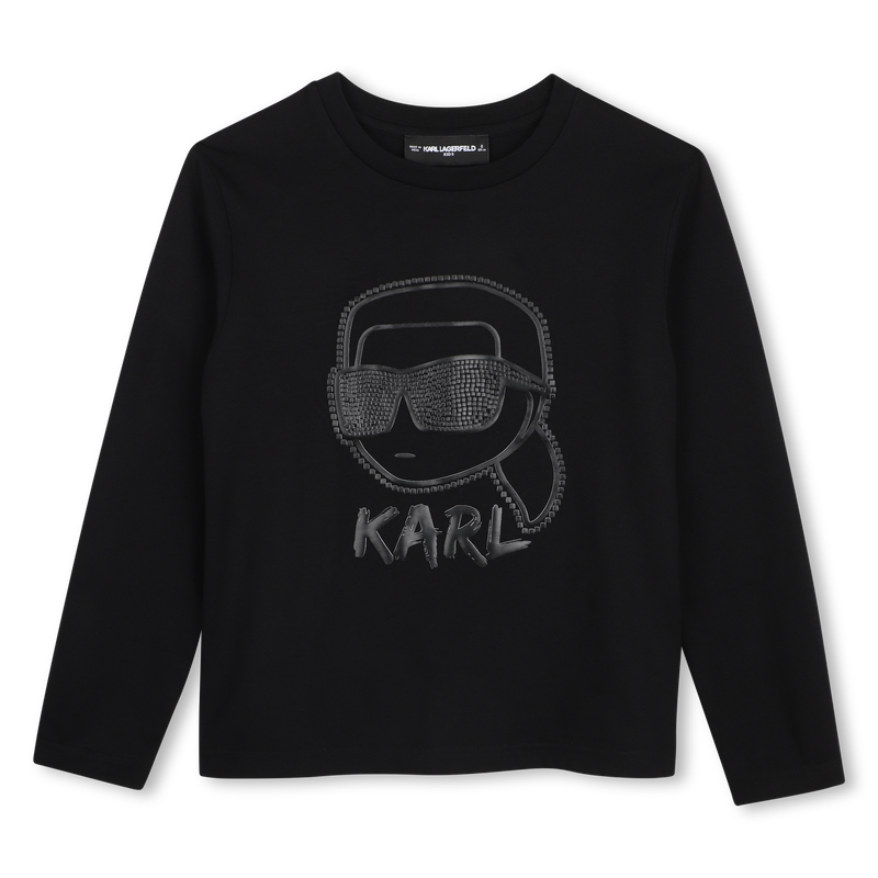 Long sleeve t-shirt KARL LAGERFELD KIDS 
                        BOY