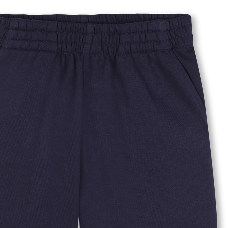 Fleece Bermuda jogging shorts KENZO KIDS 
                        BOY