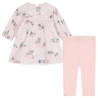 Cotton leggings and dress KENZO KIDS 
                    GIRL