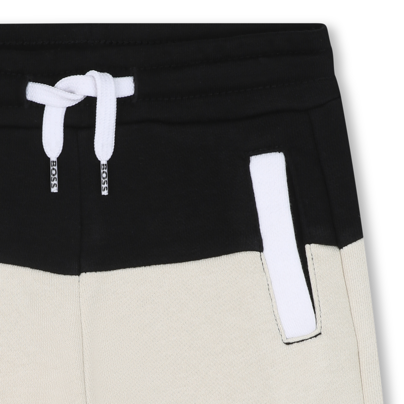 Two-tone fleece shorts BOSS 
                        BOY