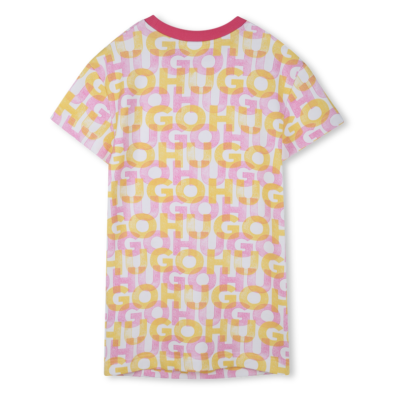 Printed fleece dress HUGO 
                        GIRL