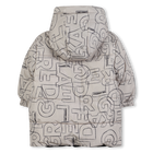 Reversible hooded down jacket KARL LAGERFELD KIDS 
                    BOY