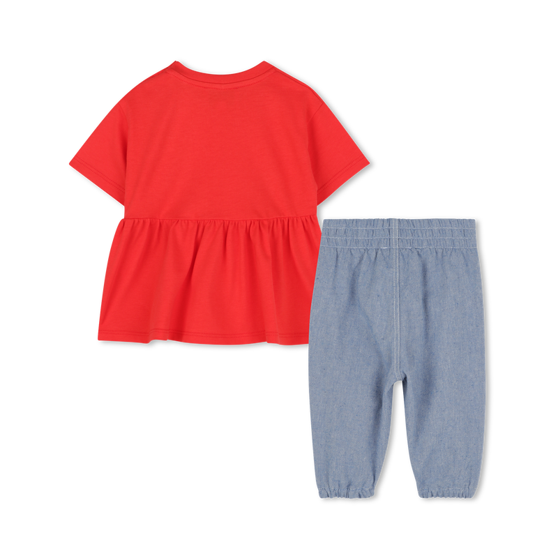 Trousers and blouse set KENZO KIDS 
                        GIRL
