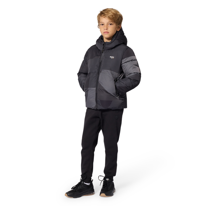 Hooded down jacket BOSS 
                        BOY