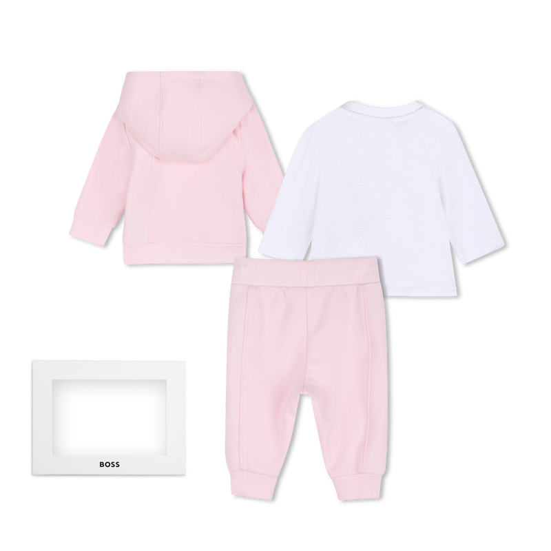 Pants, cardigan, and t-shirt set BOSS 
                        GIRL