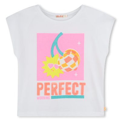 Printed cotton T-shirt BILLIEBLUSH GIRL
