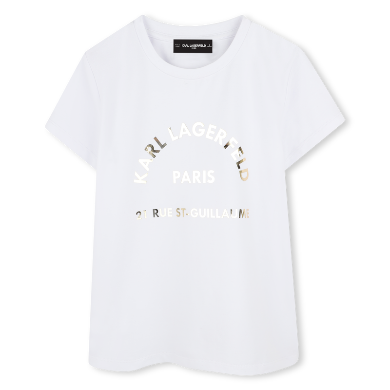 Short-sleeved T-shirt KARL LAGERFELD KIDS 
                        GIRL