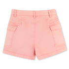 Faded embroidered shorts ZADIG VOLTAIRE 
                    GIRL
