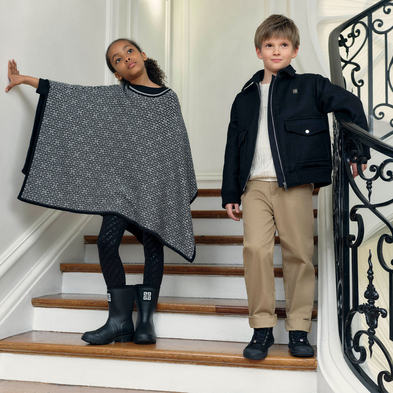 Logo-Print Cotton Leggings GIVENCHY 
                        GIRL