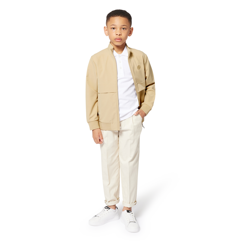 Lace-up leather trainers BOSS 
                        BOY