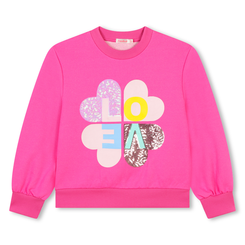Fleece sweatshirt BILLIEBLUSH 
                        GIRL
