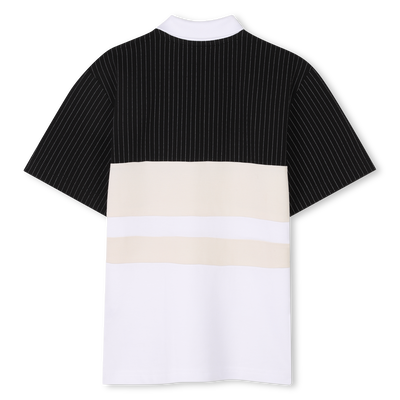 Contrasting-panel polo shirt BOSS BOY