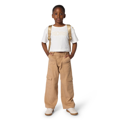 ADJUSTABLE WAIST TROUSERS MICHAEL KORS GIRL