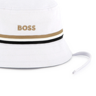 Embroidered sun hat with ties BOSS 
                    BOY