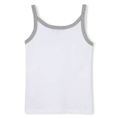 VEST TOP WITH ILLUSTRATION DKNY GIRL