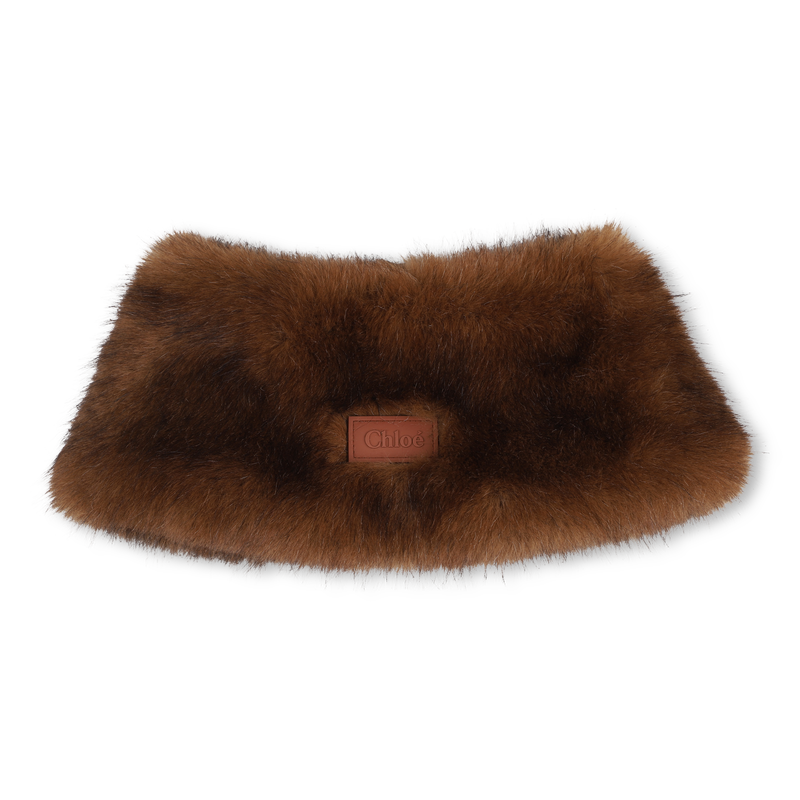 Fuzzy fleece collar CHLOE 
                        GIRL
